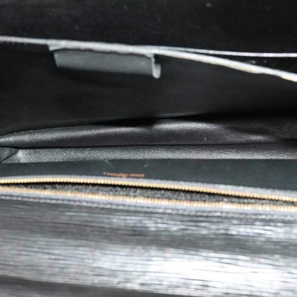 LOUIS VUITTON Epi Serviette Ambassador Business Bag Black M54412 LV Auth th4783 - Picture 10 of 16